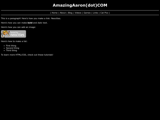 videos screenshot