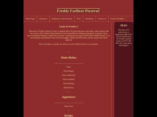 foods_at_freddys screenshot