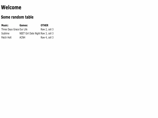 index screenshot