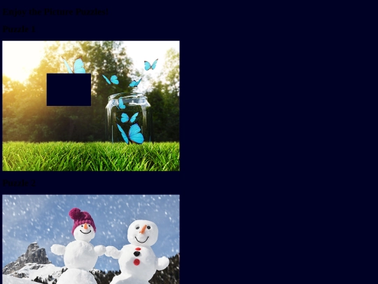 Puzzles/Puzzle 1/Puzzles screenshot