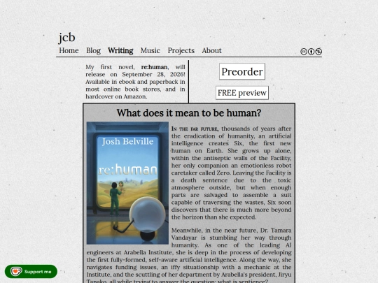 writing screenshot