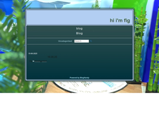 blog screenshot