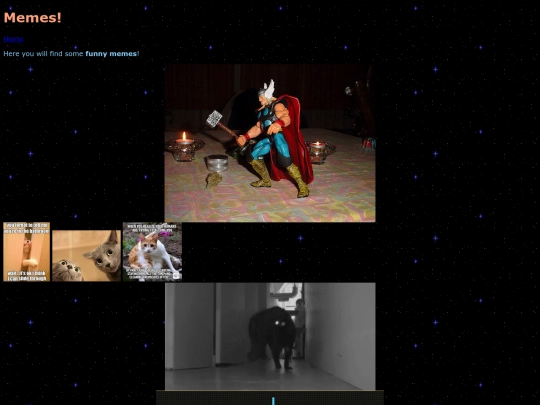 subpage/memes screenshot