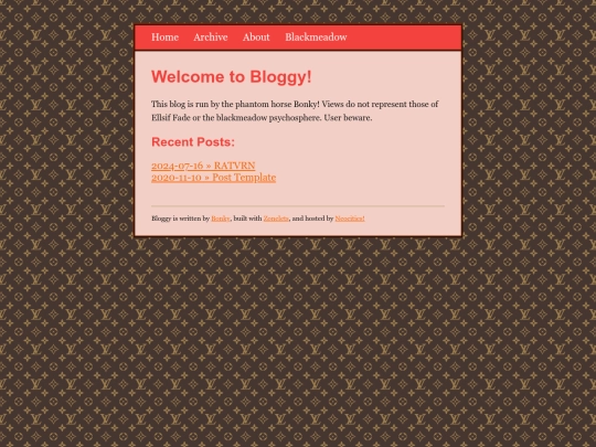 bloggy screenshot