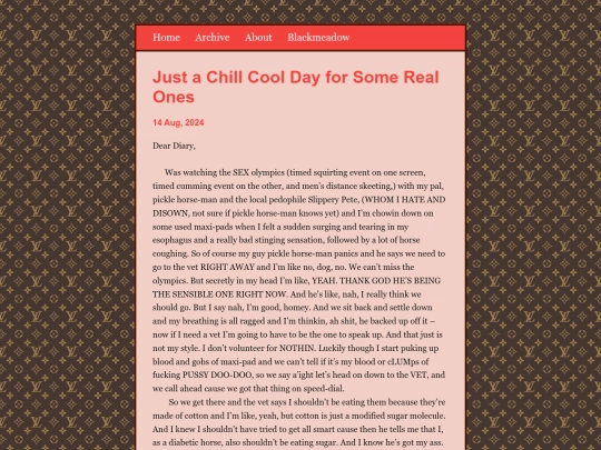 bloggy/posts/2024-08-14-Just-a-Chill-Cool-Day-for-Some-Real-Ones screenshot