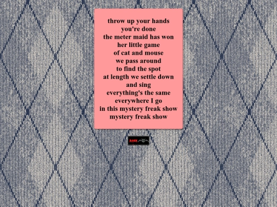 poems/freakshow screenshot
