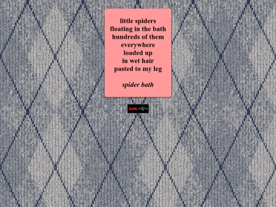 poems/spiders screenshot