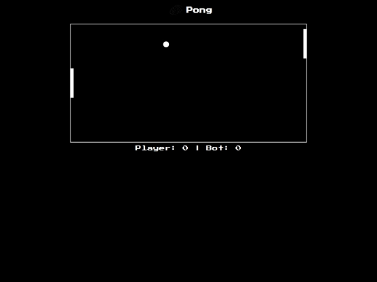 pong screenshot