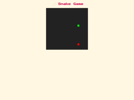 snakegame screenshot