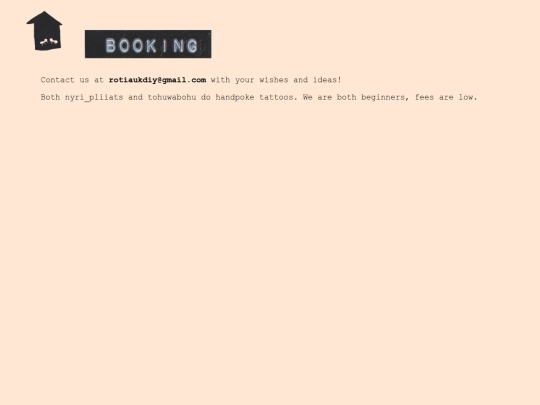 booking screenshot