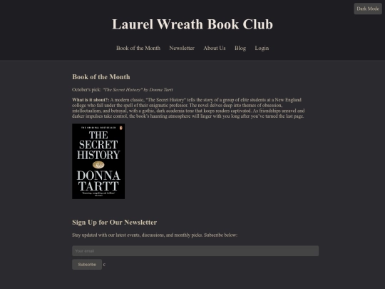 mine/bookclub screenshot