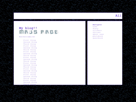 index screenshot