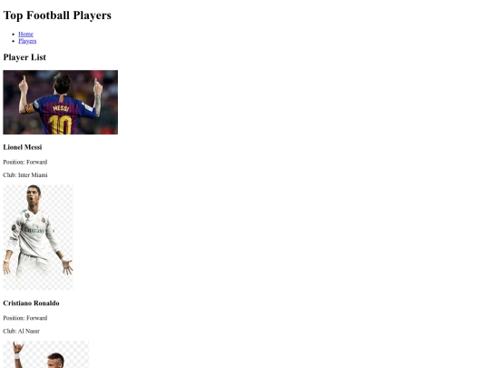 players screenshot