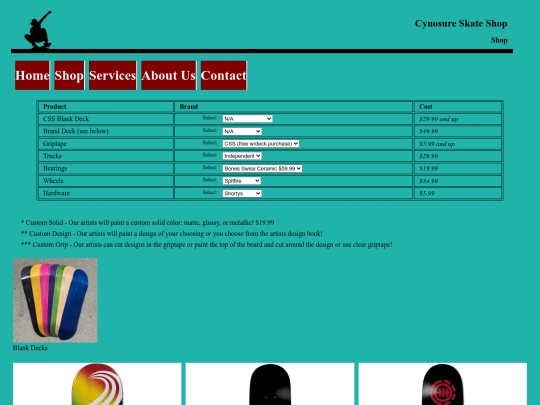 FinalSite/sales screenshot