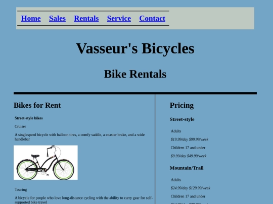 rentals screenshot