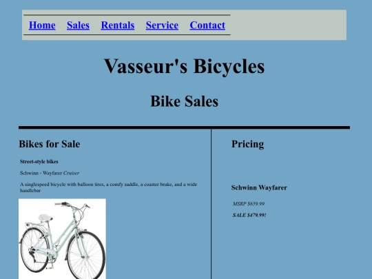 sales screenshot