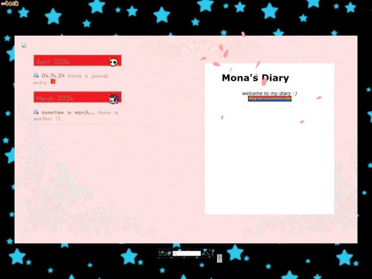diary screenshot