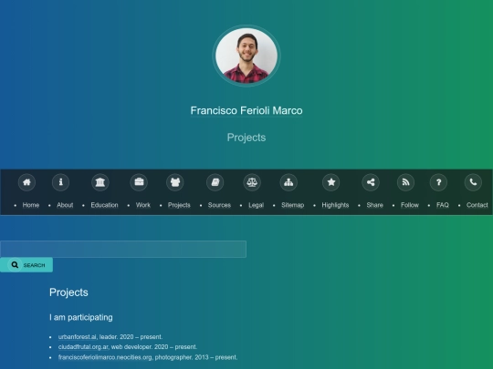 projects screenshot