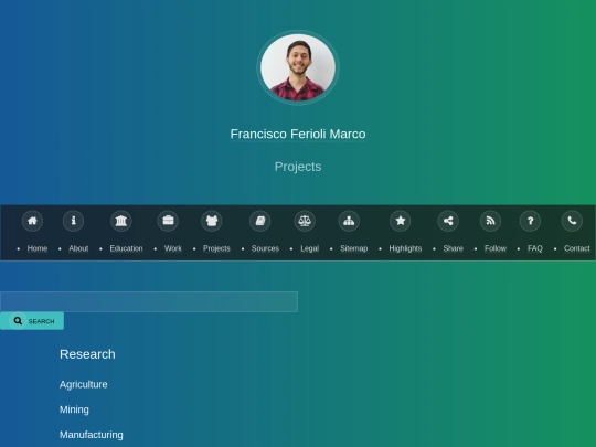 projects/research screenshot