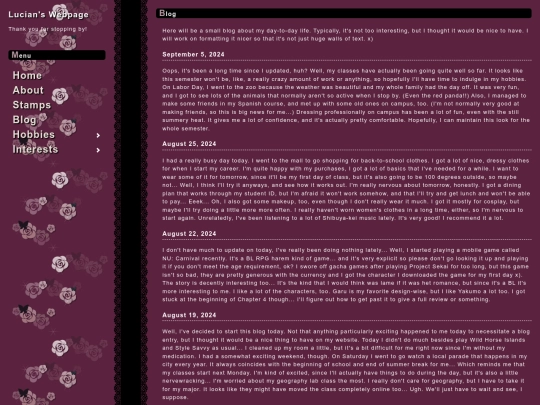 blog screenshot