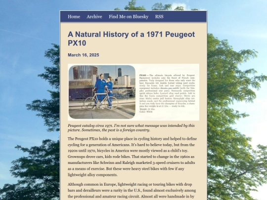 posts/A-Natural-History-of-a-1971-Peugeot-PX10 screenshot