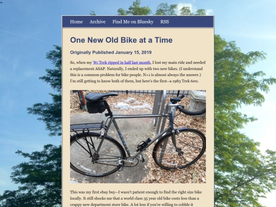 posts/One-New-Old-Bike-at-a-Time screenshot