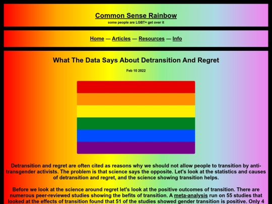 articles/regret screenshot