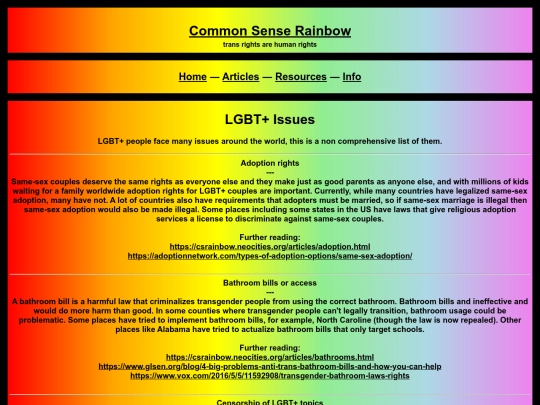 resources/issues screenshot