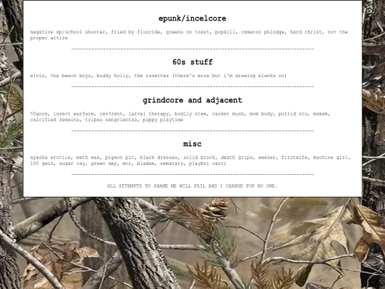 about/music screenshot
