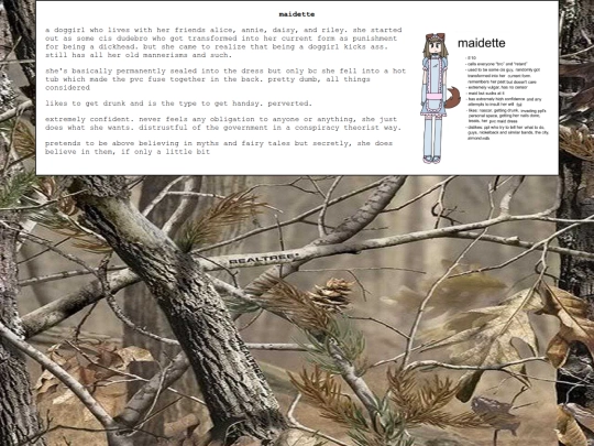 ocs/maidette screenshot