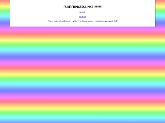 puke princess/links screenshot