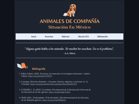 Bibliografía screenshot