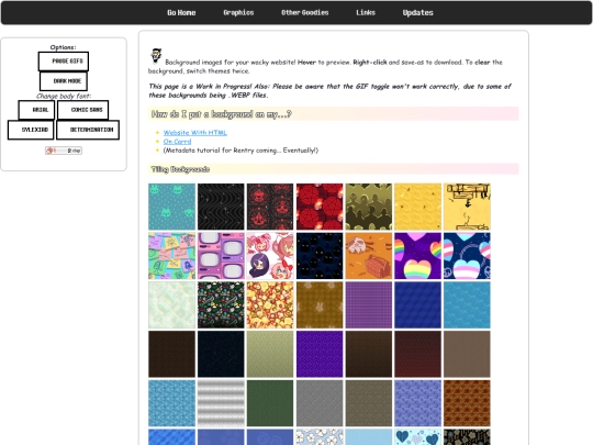 backgrounds screenshot