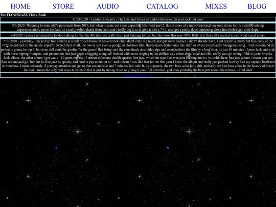 blog screenshot