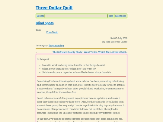 blind-spots screenshot