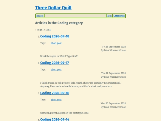 category/coding screenshot