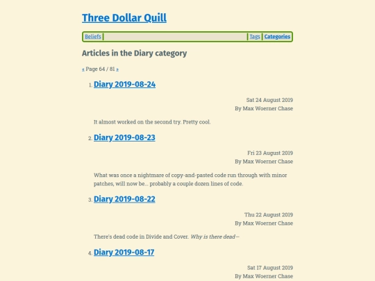category/diary64 screenshot