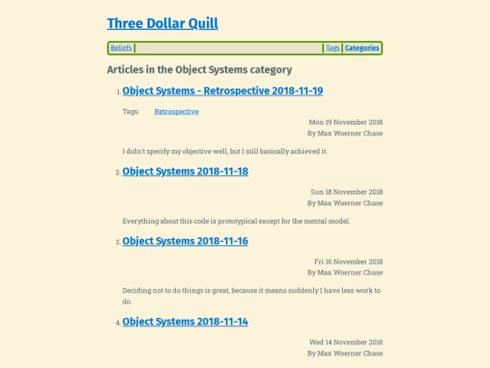 category/object-systems screenshot