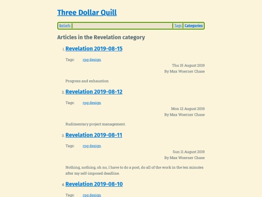 category/revelation screenshot