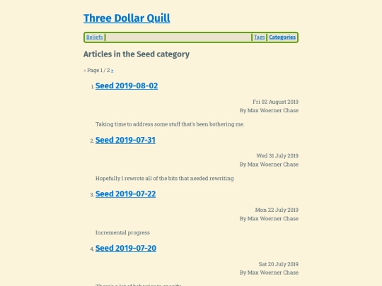 category/seed screenshot
