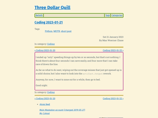 coding-2023-01-21 screenshot