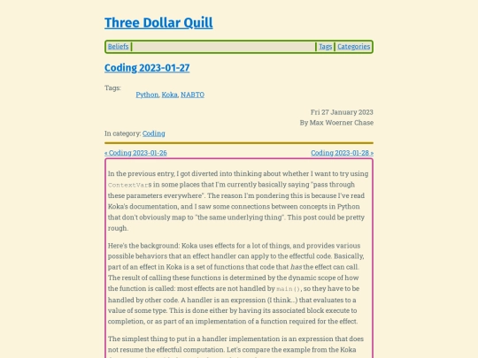 coding-2023-01-27 screenshot
