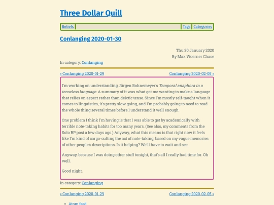 conlanging-2020-01-30 screenshot