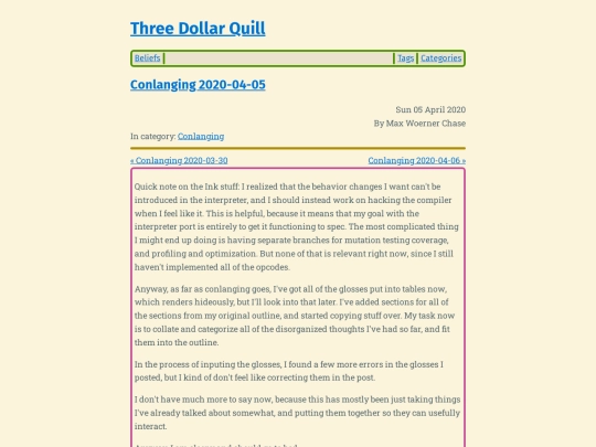 conlanging-2020-04-05 screenshot
