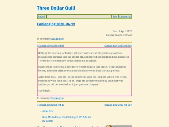 conlanging-2020-04-19 screenshot