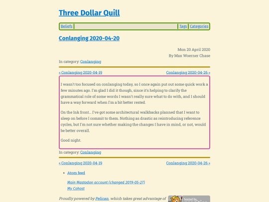 conlanging-2020-04-20 screenshot