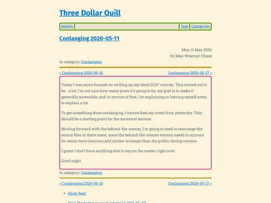 conlanging-2020-05-11 screenshot