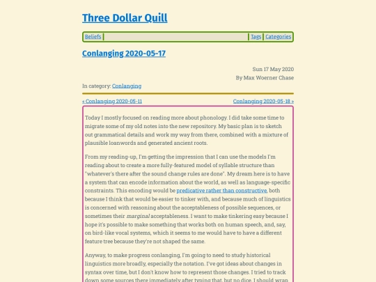conlanging-2020-05-17 screenshot