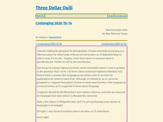 conlanging-2020-10-14 screenshot