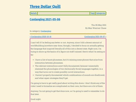 conlanging-2021-05-06 screenshot